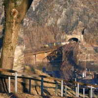 Exiting the Harpers Ferry tunnel