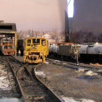 Trackmobile and Guilford locos