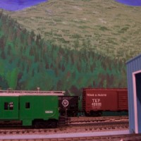 Ozark mountain backdrop at Hawksbill Station