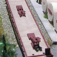 Z Scale TOFC, late 50's style:
