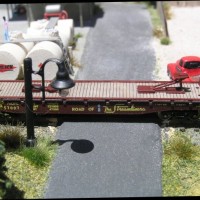 Z Scale TOFC, late 50's style: