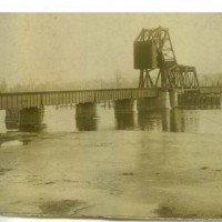 PPU Drawbridge from Sanger, Mudflats, photogr unknown