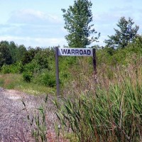 Warroad Town Sign