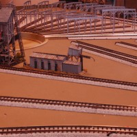 Another view of the Roundhouse and Turntable near the Switching Yard