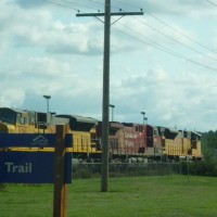 UP Mixed Freight. James Street. Kent, WA.