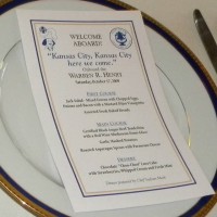 The menu