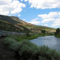 California Zephyr with UP 1989