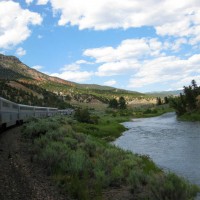 California Zephyr with UP 1989