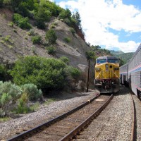 California Zephyr with UP 1989