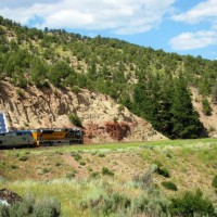 California Zephyr with UP 1989