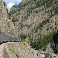 California Zephyr with UP 1989