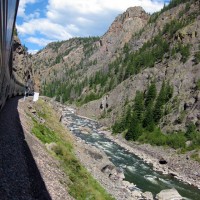 California Zephyr with UP 1989