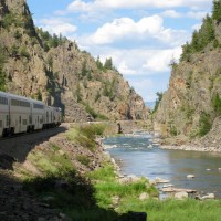 California Zephyr with UP 1989