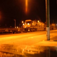 Rail train forming up in Morehead City, NC 15 November 2009