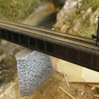 Bridge deck painted