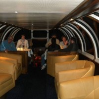 Inside the dome.