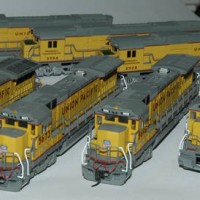 8-40B B23-7 C630 Union Pacific units