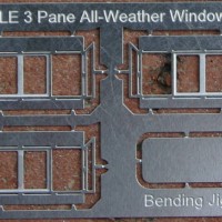 MLE N Scale 3 Pane All-Weather Window Kit
