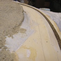first piece of roadbed