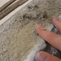 spreading plaster