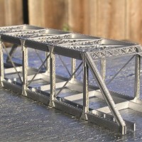 Dual Track Pratt Truss Bridge