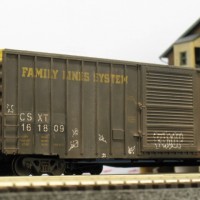 Family Lines excess height boxcar