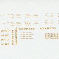 ATSF Express Decals