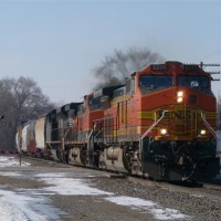 BNSF Aurora Sub Shabbona IL to Rochelle IL 1.31.10