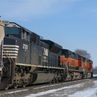 BNSF Aurora Sub Shabbona IL to Rochelle IL 1.31.10