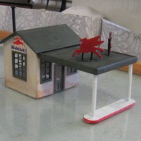 Mobilgas Station Kit Main Structure Complete