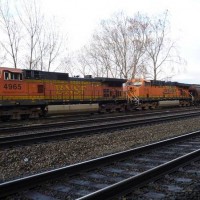 BNSF 4965 with BNSF 6146