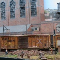 Rail Box weathered cars