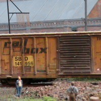 Rail Box weathered cars