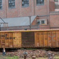 Rail Box weathered cars