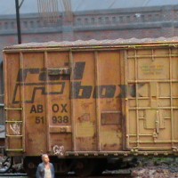 Rail Box weathered cars