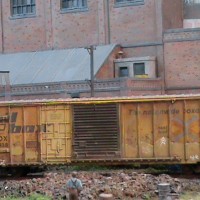 Rail Box weathered cars
