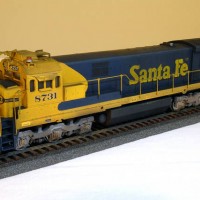 ATSF 8731, GE U36C, Athearn Blue Box model