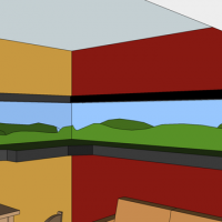 Google Sketchup concept of planned layout