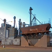 Santa Fe covered hopper