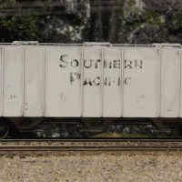 Weathered N-Scale SP (BLMA-made) Hopper