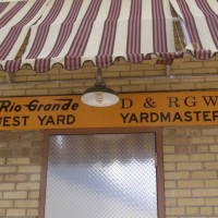 Rio Grande West Yard Yardmaster Sign