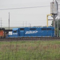 New BNSF Paint Scheme?  OKC yard 15 May 2010