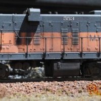 Milwaukee Road SD10s #545 &amp; #553