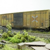 Weathered boxcars for Sweethome Alabama