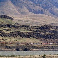 BNSF Across The Columbia River