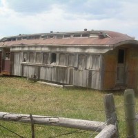 Train Car in Field
