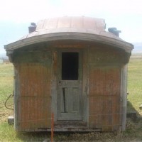Train Car in Field