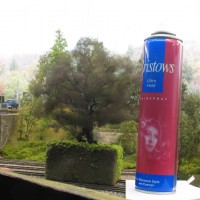 Tree making - hairspray