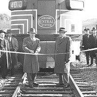 Dedication of new Gulf Curve tracks, ESE