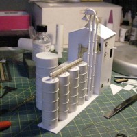 10-2-10 progress on the J.S. West mill complex n scale